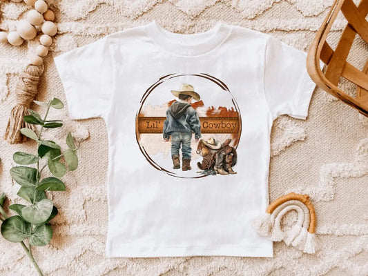 Lil Cowboy Western Kids Tee Shirt