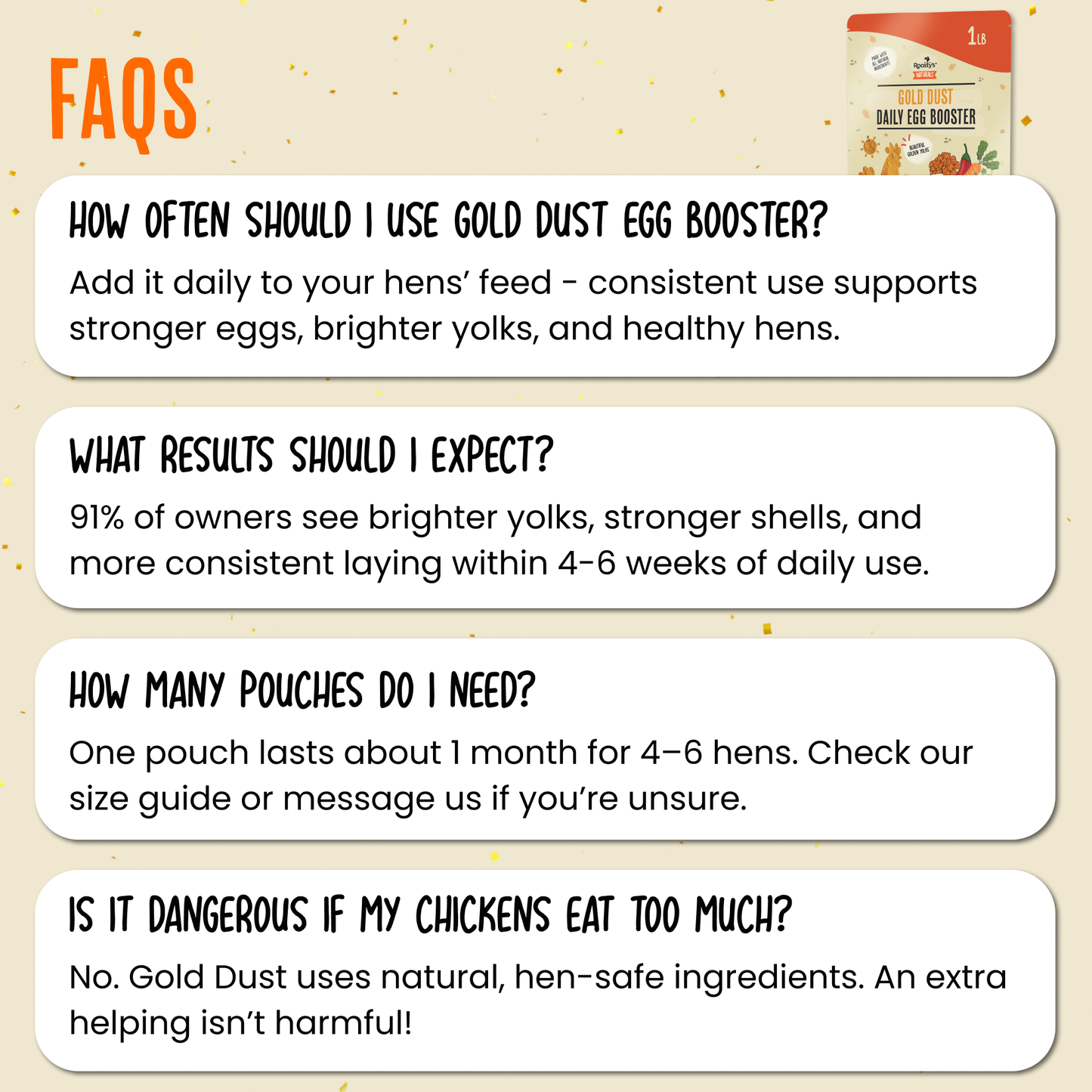 Gold Dust - Daily Egg Booster