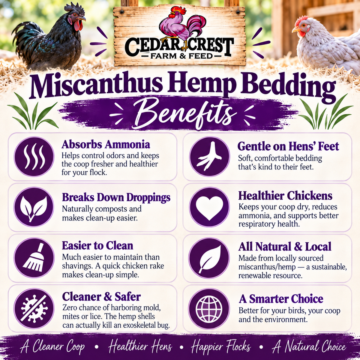 Miscanthus Hemp Bedding