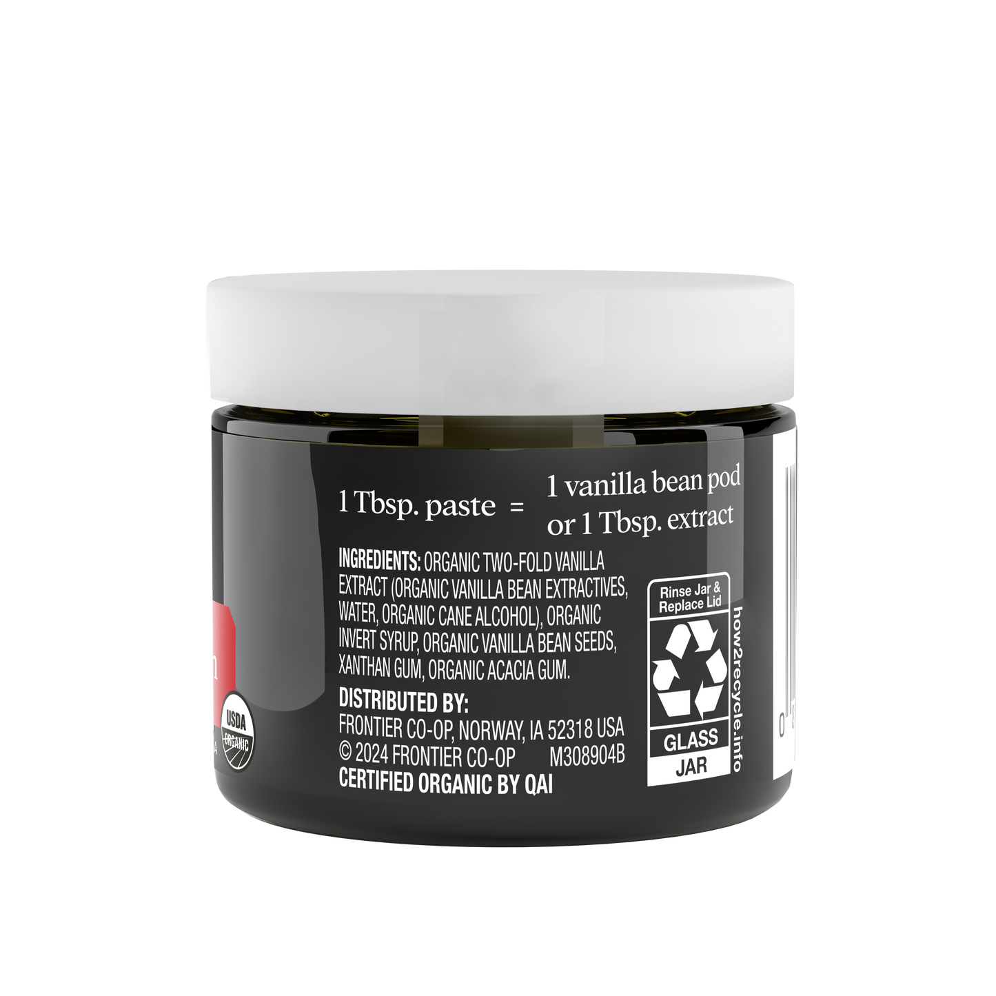 Madagascar Vanilla Bean Paste, Certified Organic, 2 Fl Oz