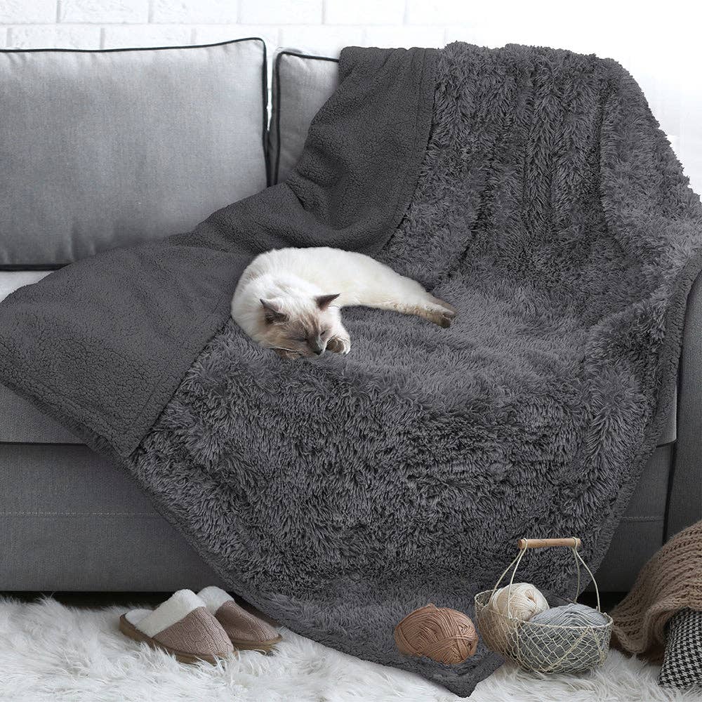 Waterproof Faux Fur Pet Blanket