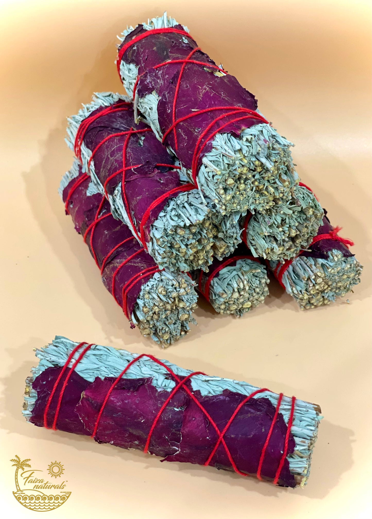 Rose with Blue Sage Bundles