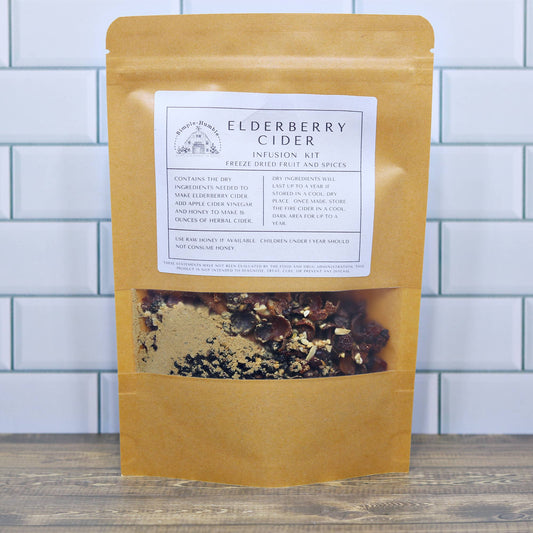 Elderberry Cider Kit Herbal Infusion DIY Make Your Own