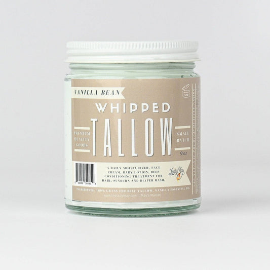 Vanilla Whipped Tallow – Grass-Fed Beef Tallow Moisturizer