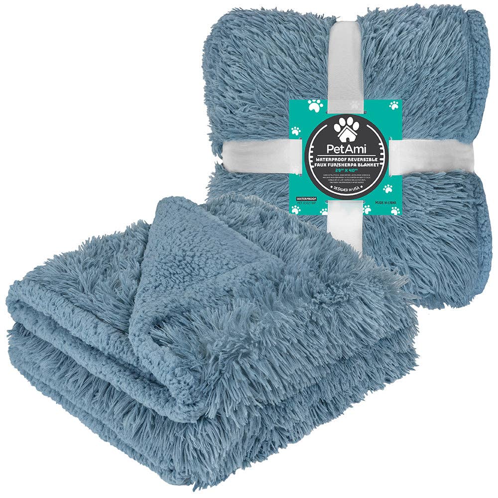 Waterproof Faux Fur Pet Blanket
