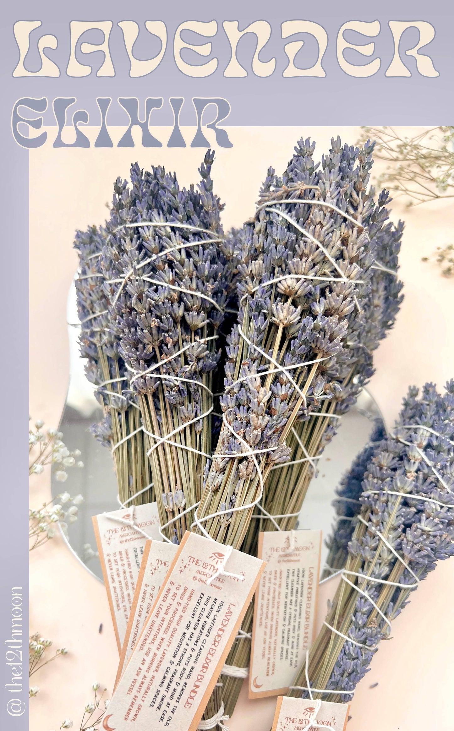 LAVENDER ELIXIR Bundle - Botanical Smoke Cleanser - Smudge