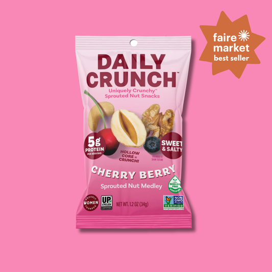 Daily Crunch Cherry Berry Sprouted Nut Mix | Single Serves