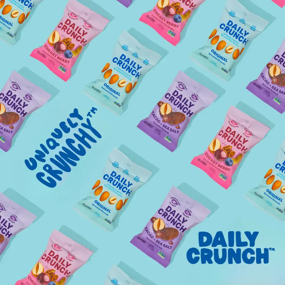 Daily Crunch Cherry Berry Sprouted Nut Mix | Single Serves