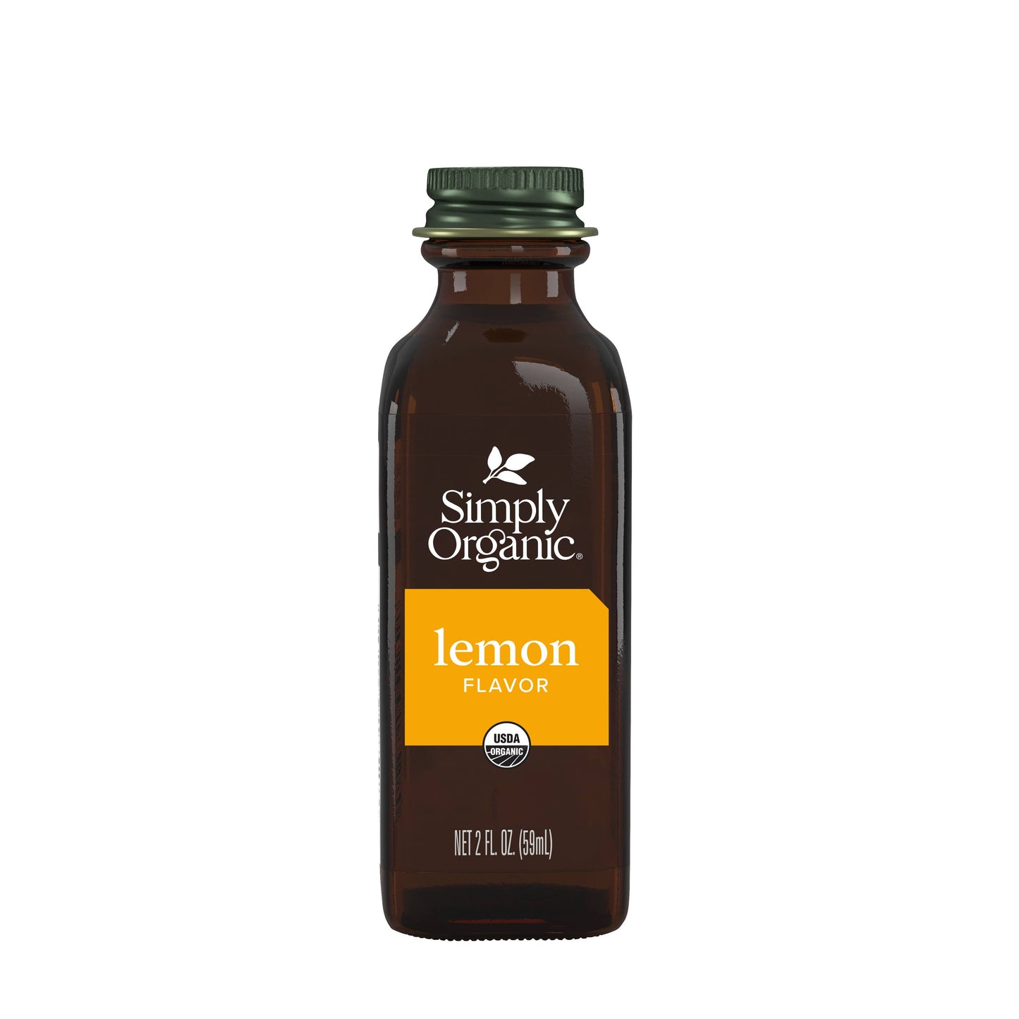 Lemon Flavor, Certified Organic, Kosher, 2 Fl Oz