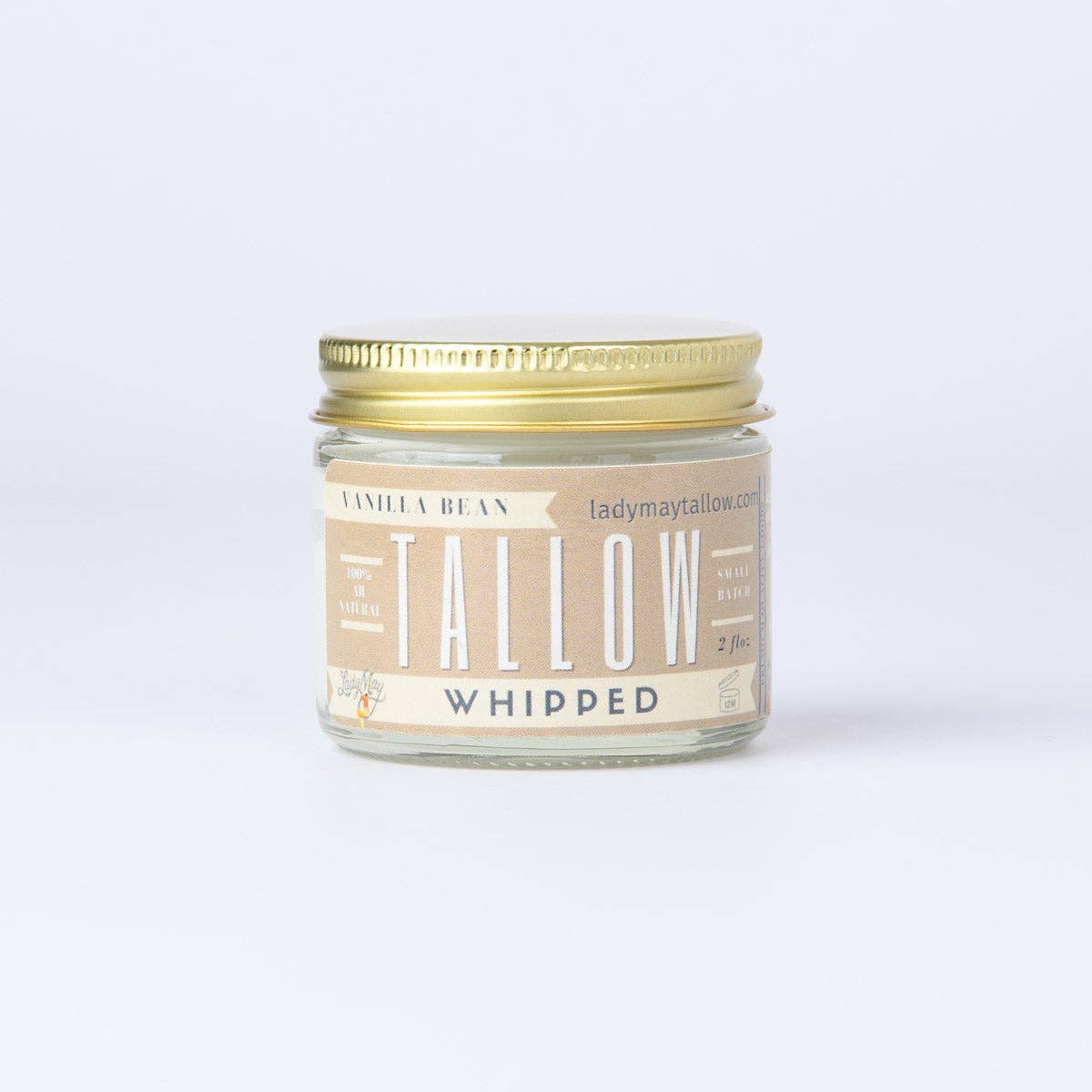 Vanilla Whipped Tallow – Grass-Fed Beef Tallow Moisturizer