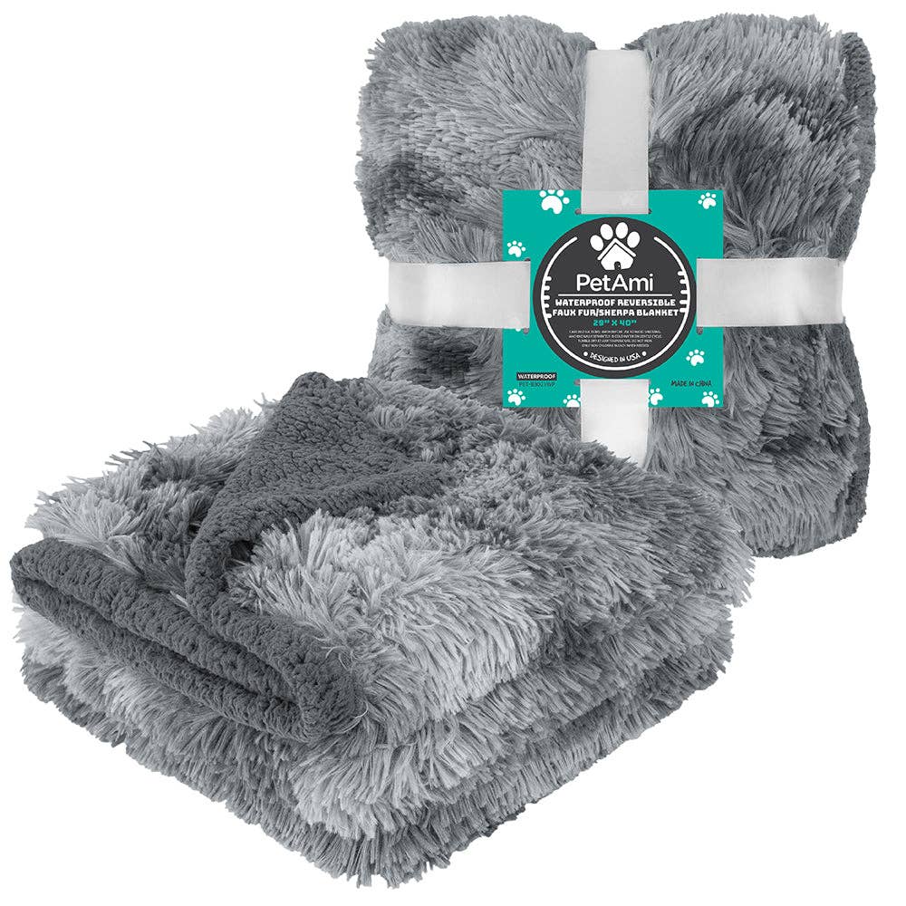 Waterproof Faux Fur Pet Blanket