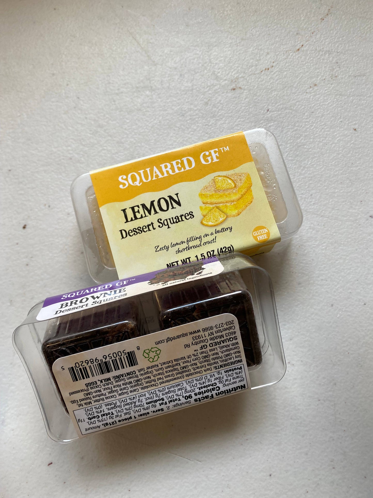 Lemon Squares Gluten Free 2 pack
