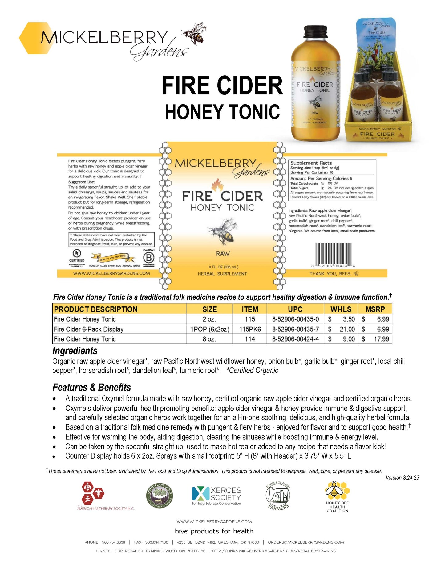 Fire Cider 2 oz  —