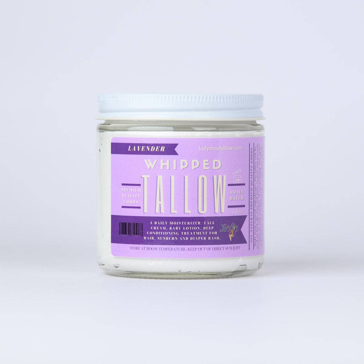 Lavender Whipped Tallow – Grass-Fed Beef Tallow Moisturizer