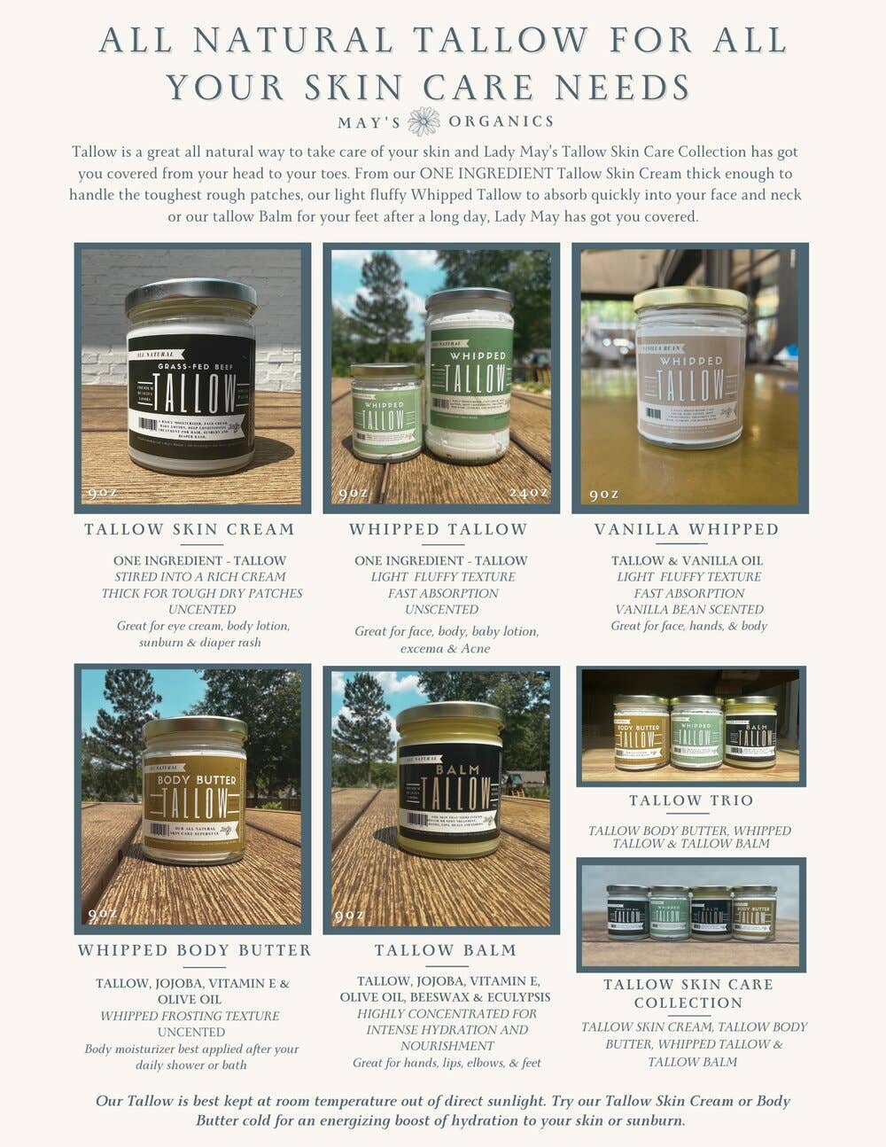 Lavender Whipped Tallow – Grass-Fed Beef Tallow Moisturizer