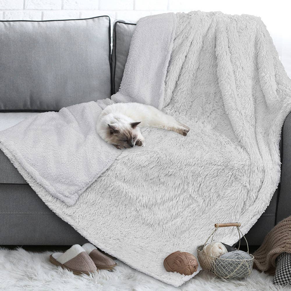 Waterproof Faux Fur Pet Blanket