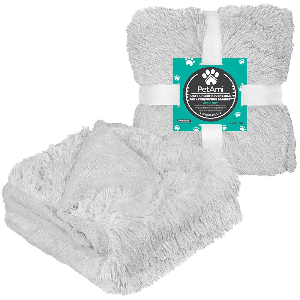 Waterproof Faux Fur Pet Blanket