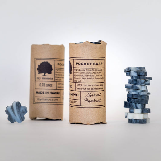 Pocket Soap – Charcoal Peppermint (0.75 oz)
