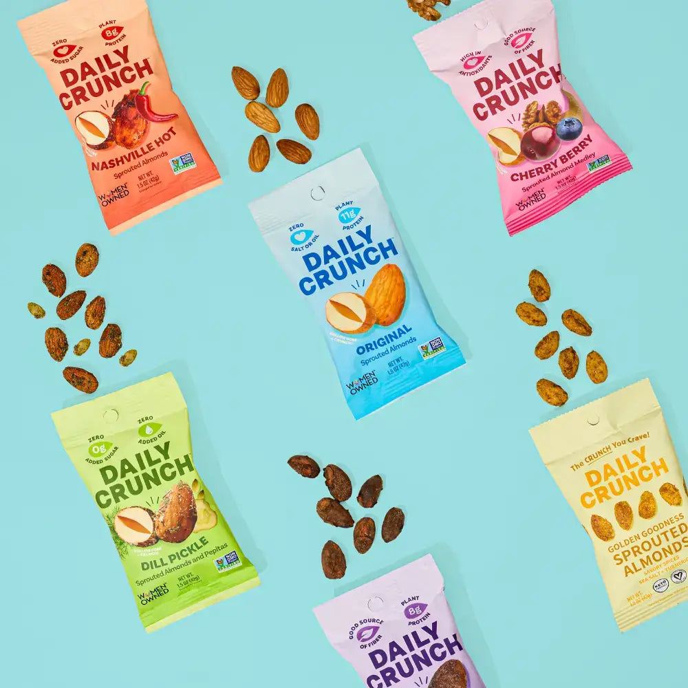 Daily Crunch Cherry Berry Sprouted Nut Mix | Single Serves