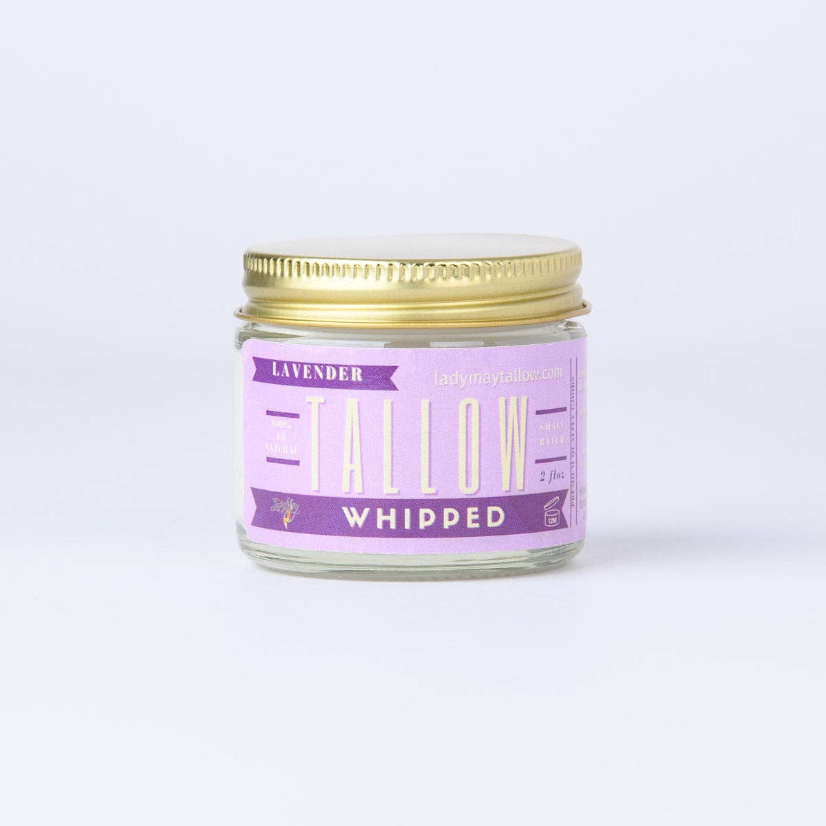 Lavender Whipped Tallow – Grass-Fed Beef Tallow Moisturizer