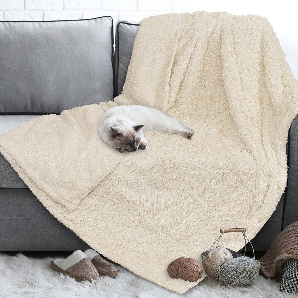 Waterproof Faux Fur Pet Blanket