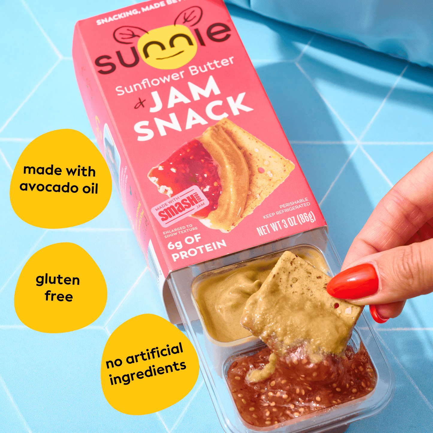 Strawberry "pb & Jam" Snack -
