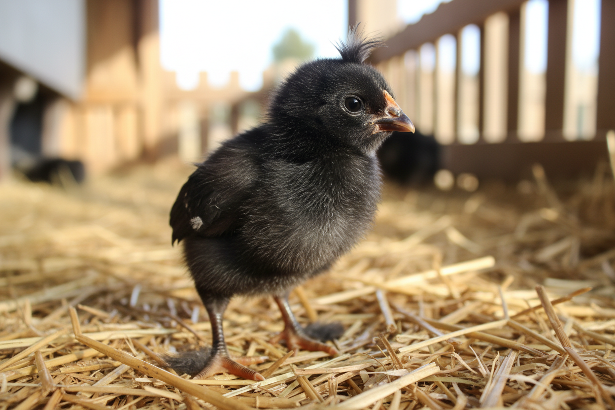 midnight marans chick