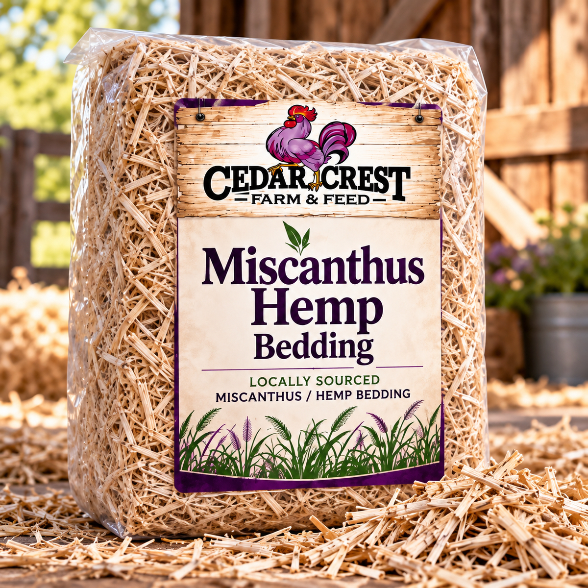 Miscanthus Hemp Bedding