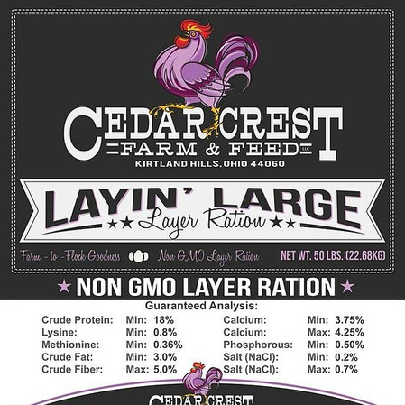 Layin' Large Feed (Local Delivery)